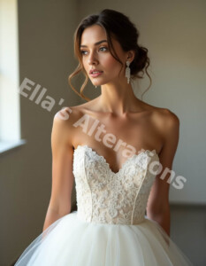 Sweetheart Neckline Front