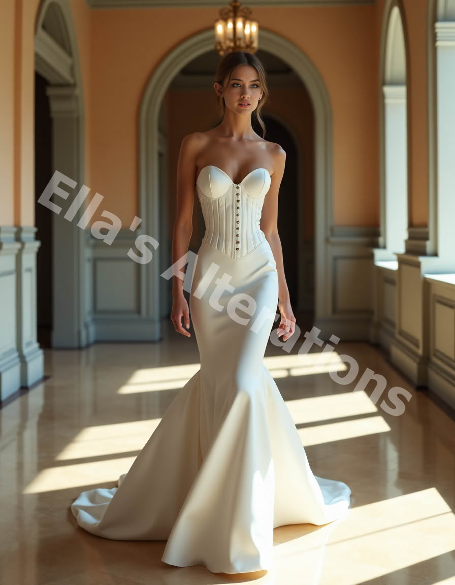 Bride spinning in gown