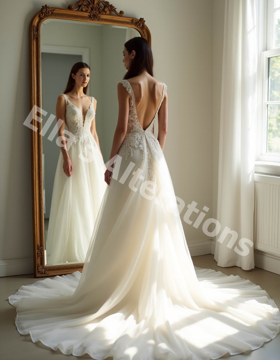 Classic A-line waist detail