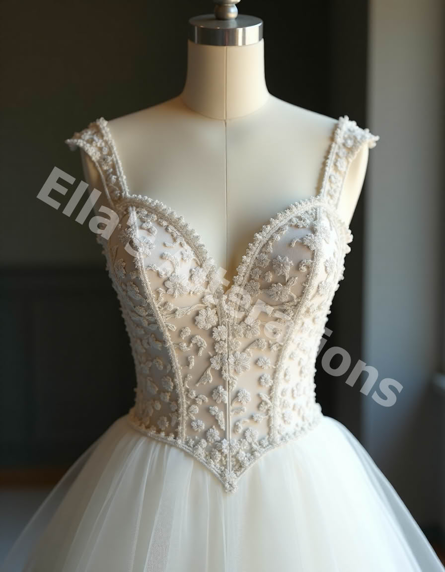 Modern gown with structure