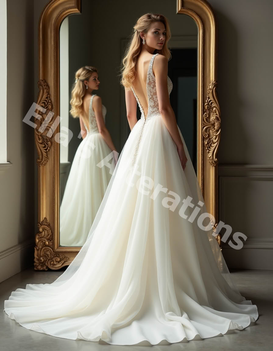 Romantic empire waist detail