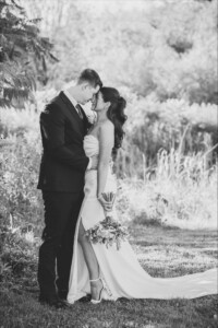 Bridal veil catches breeze