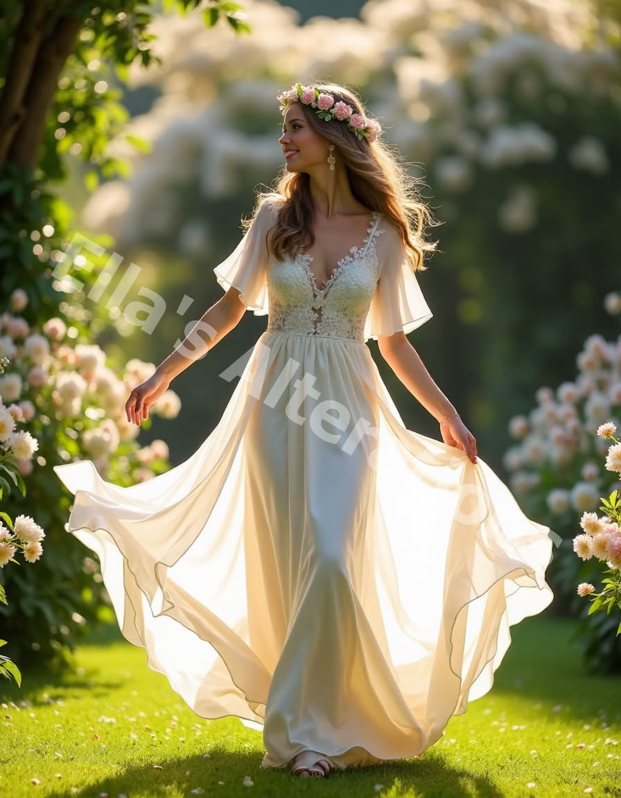 Lace blooms with love