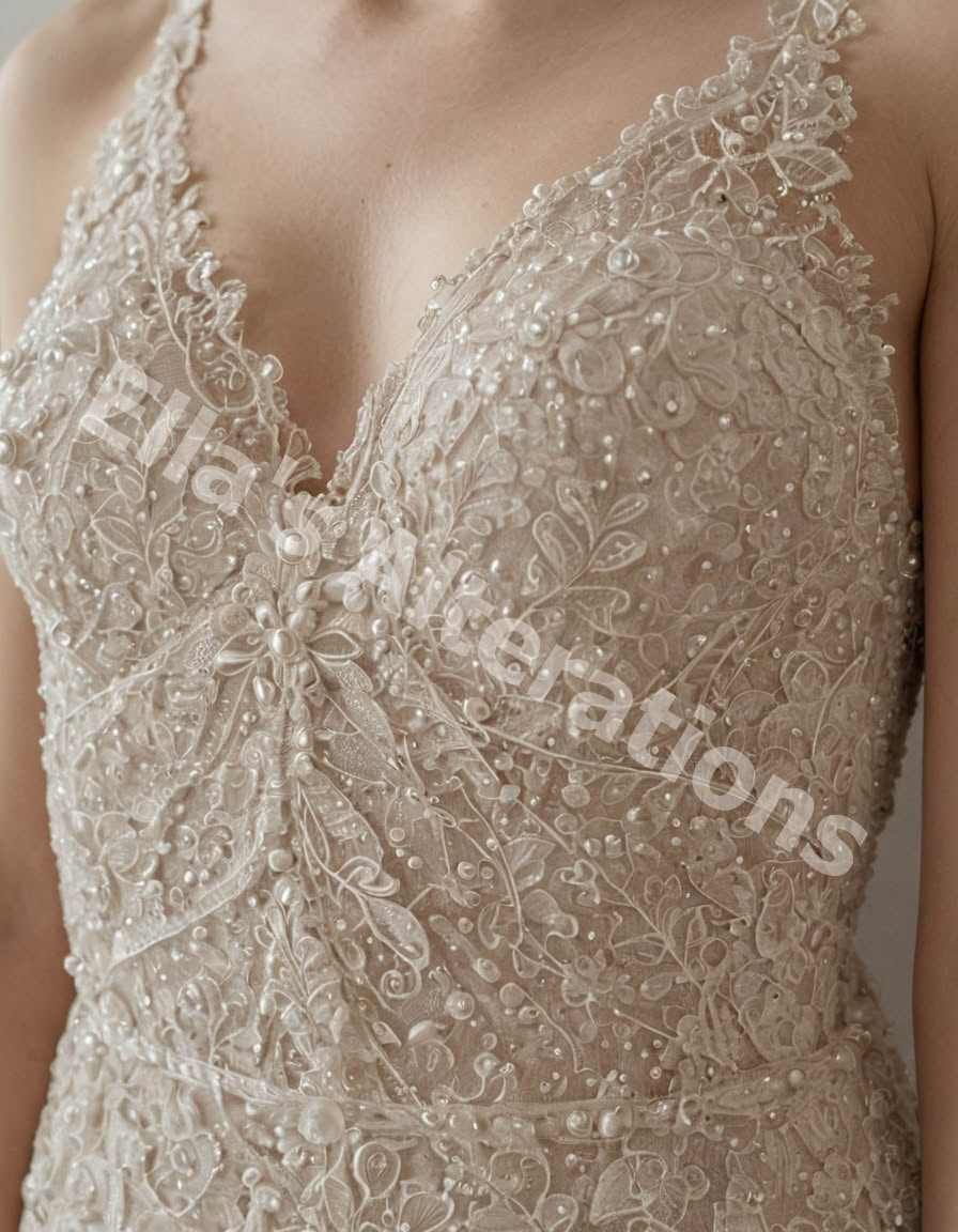 Couture lace elevating silhouettes