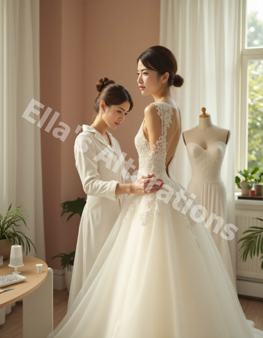 Romantic lace defining silhouettes