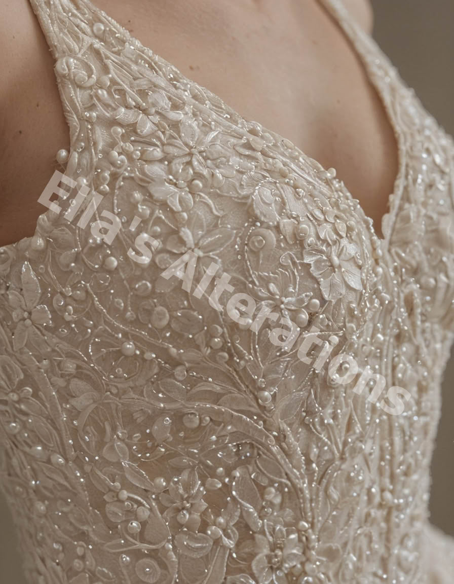 Textured motifs adding depth