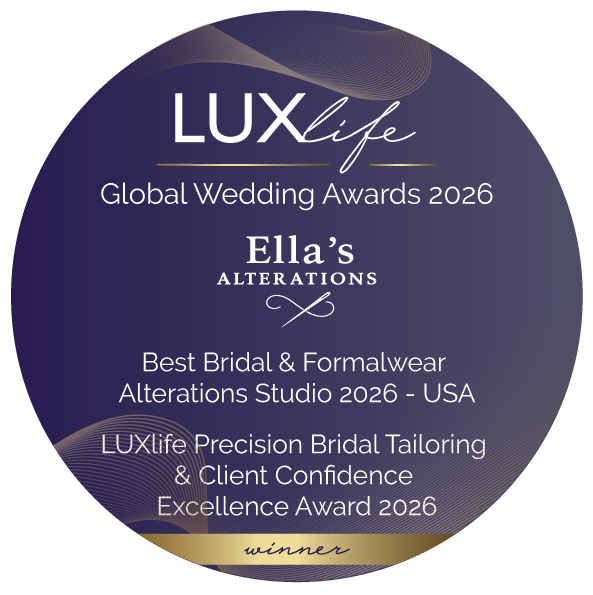 Best Bridal & Formalwear Alterations Studio 2026 - USA award badge