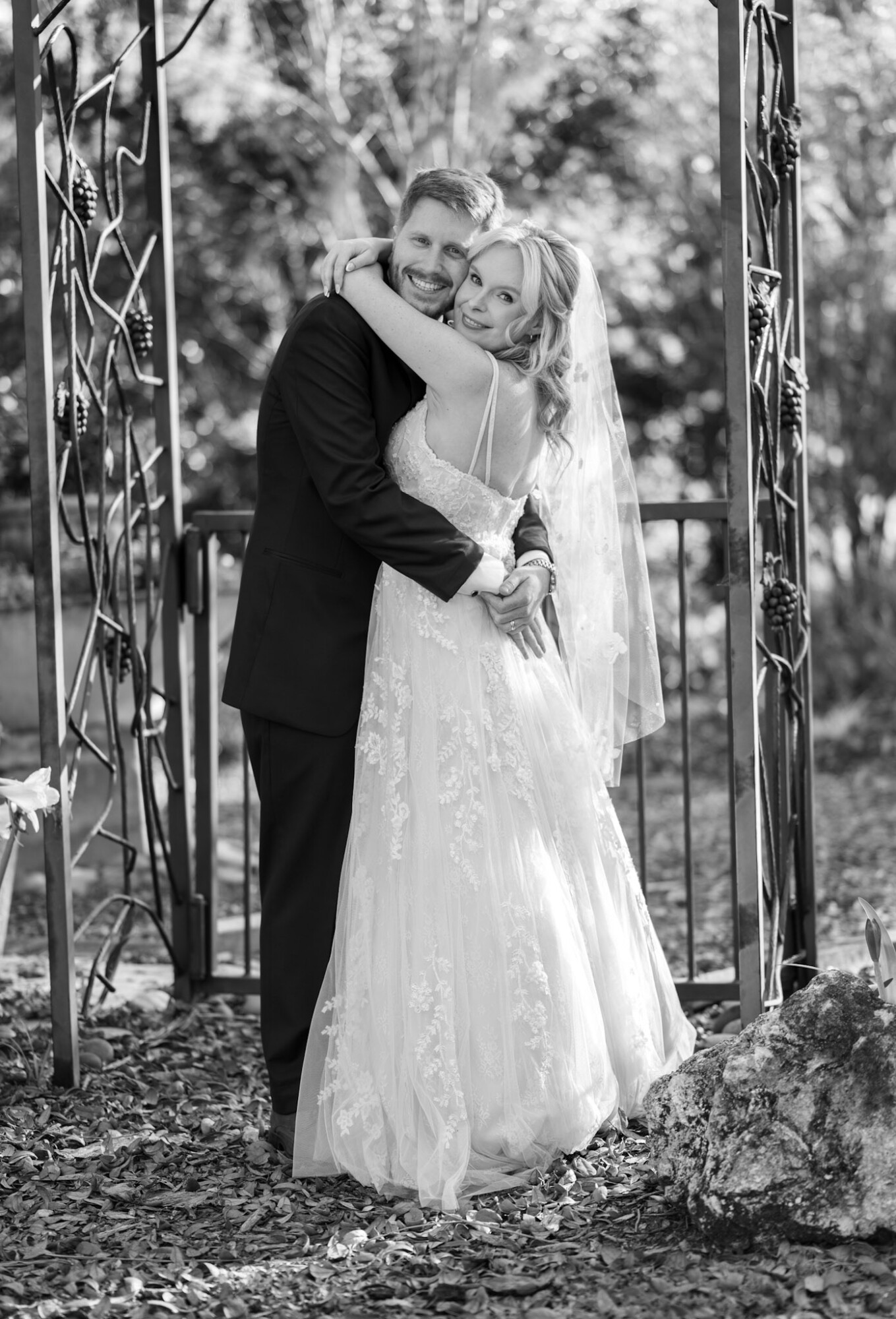 Ciara Florer and Ryan on their wedding day